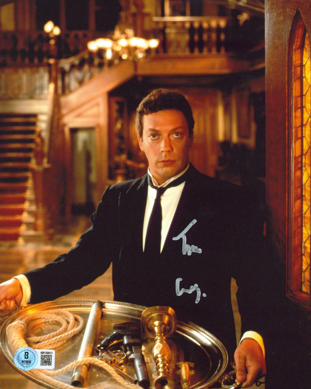 Tim Curry Clue Authentic Signed 8x10 Vertical Photo Autographed BAS 2