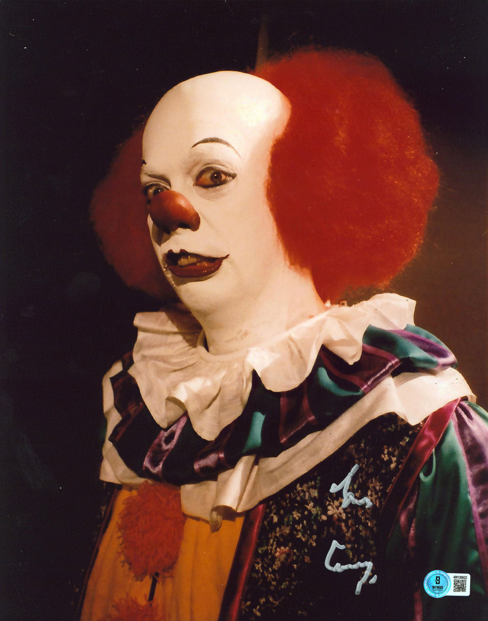 Tim Curry IT Authentic Signed 11x14 Vertical Pennywise Photo Autographed BAS 2