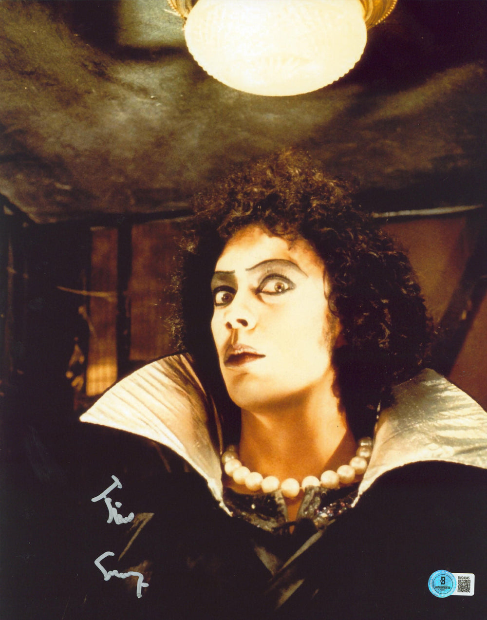 Tim Curry Rocky Horror Picture Show Authentic Signed 11x14 Vertical Photo BAS 3