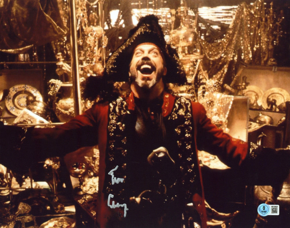 Tim Curry Muppet Treasure Island Authentic Signed 11x14 Horizontal Photo BAS 2