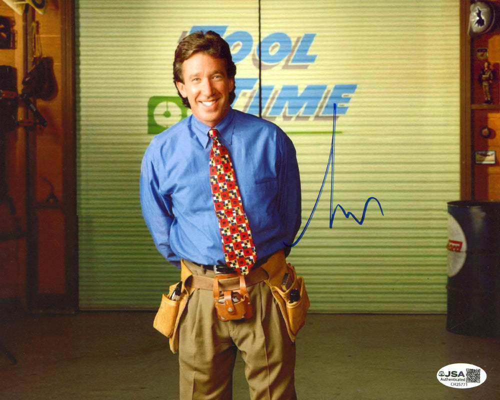 Tim Allen Home Improvement Authentic Signed 8x10 Horizontal Photo JSA #CH25771