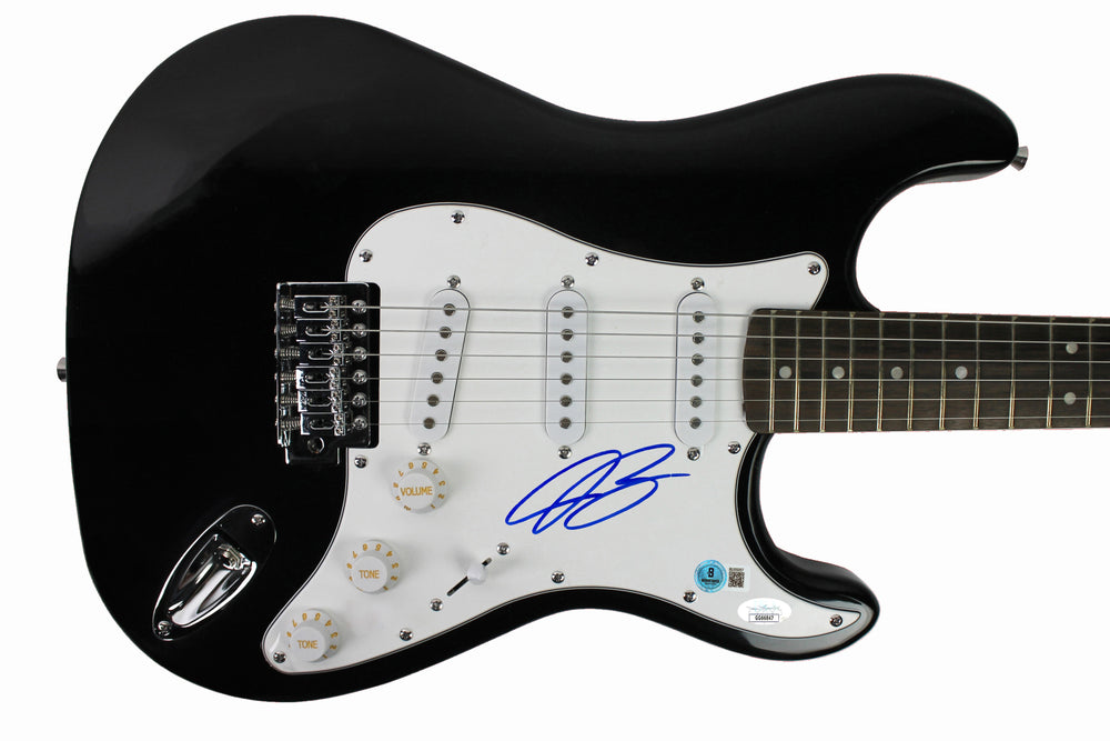 Joe Bonamassa Authentic Signed Black Electric Guitar Autographed BAS #BU55057