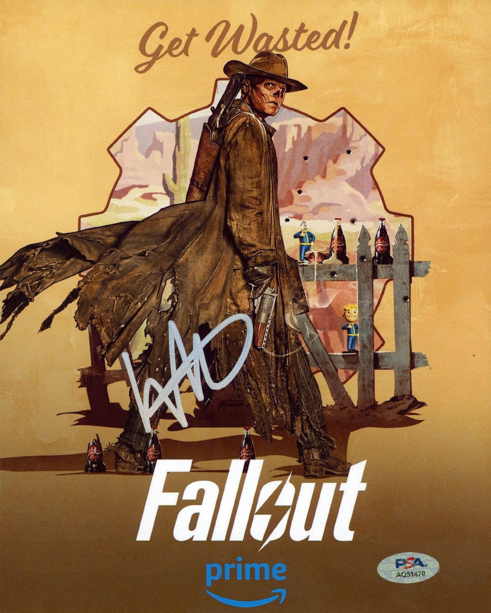 Walton Goggins Fallout Authentic Signed 8x10 Vertical Photo PSA/DNA #AQ51470