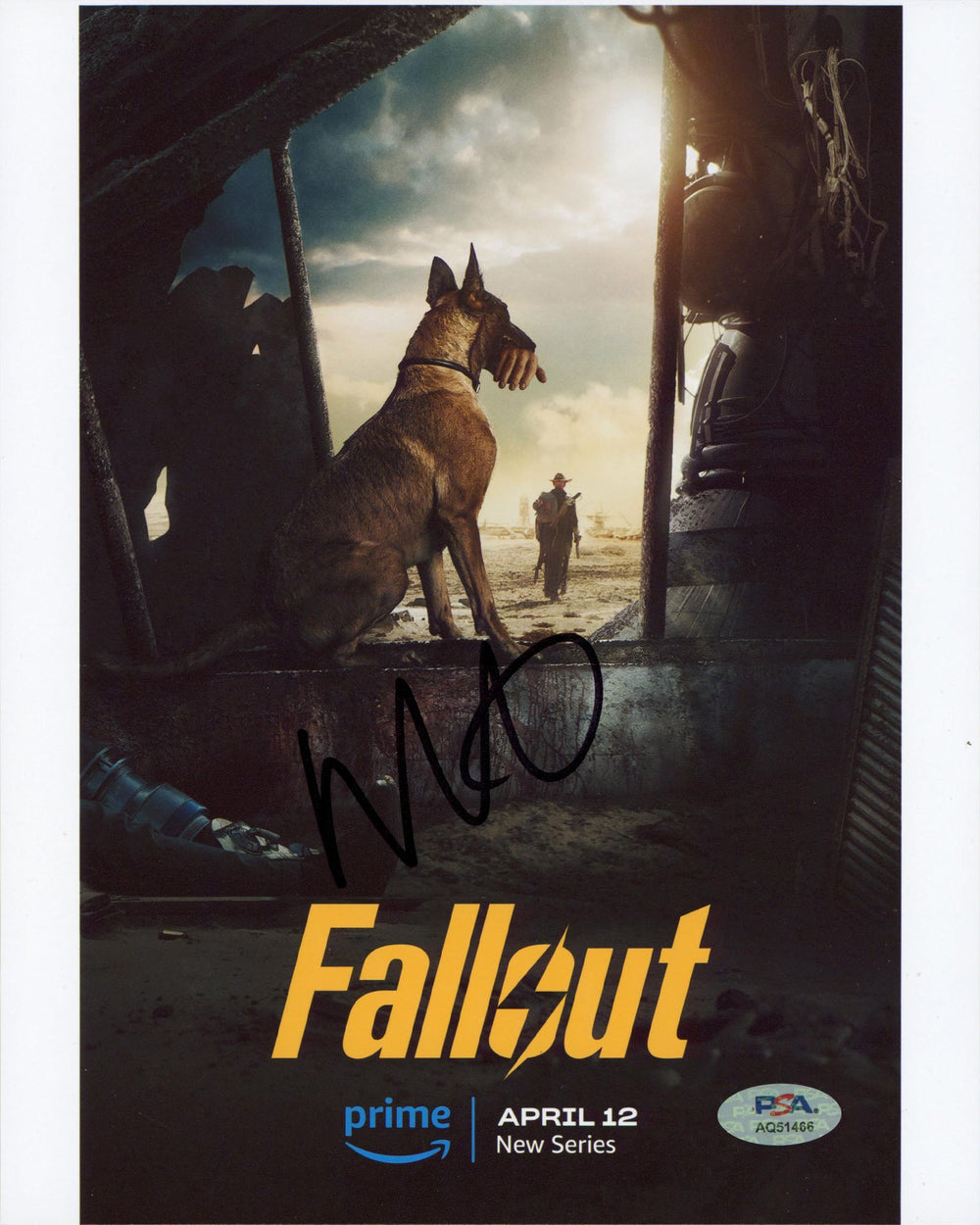Walton Goggins Fallout Authentic Signed 8x10 Vertical Photo PSA/DNA #AQ51466