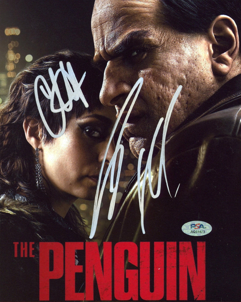 Colin Farrell & Cristin Milioti The Penguin Signed 8x10 Photo PSA/DNA #AQ51473