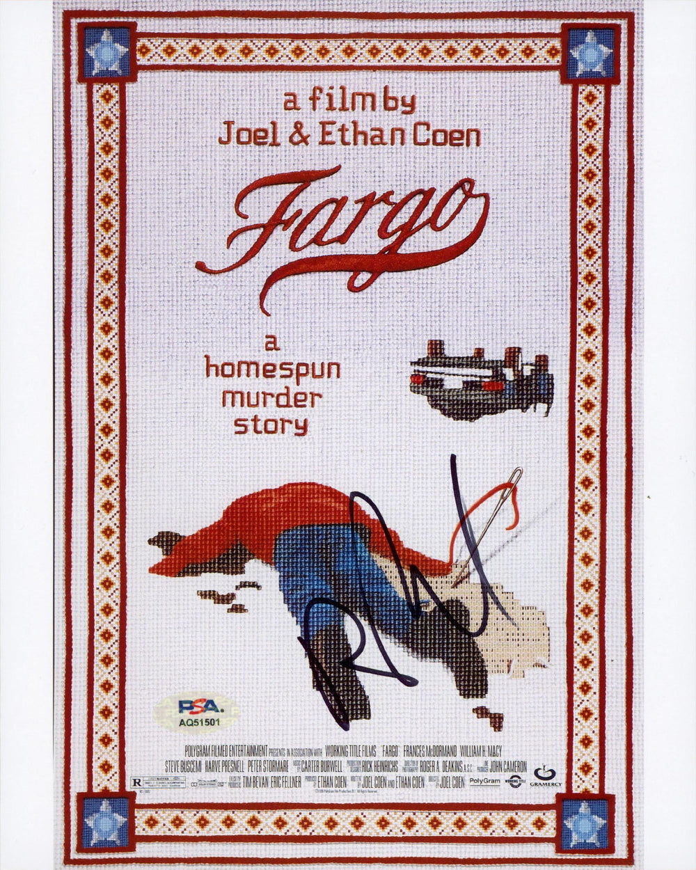 Roger Deakins Fargo Authentic Signed 8x10 Vertical Photo PSA/DNA #AQ51501