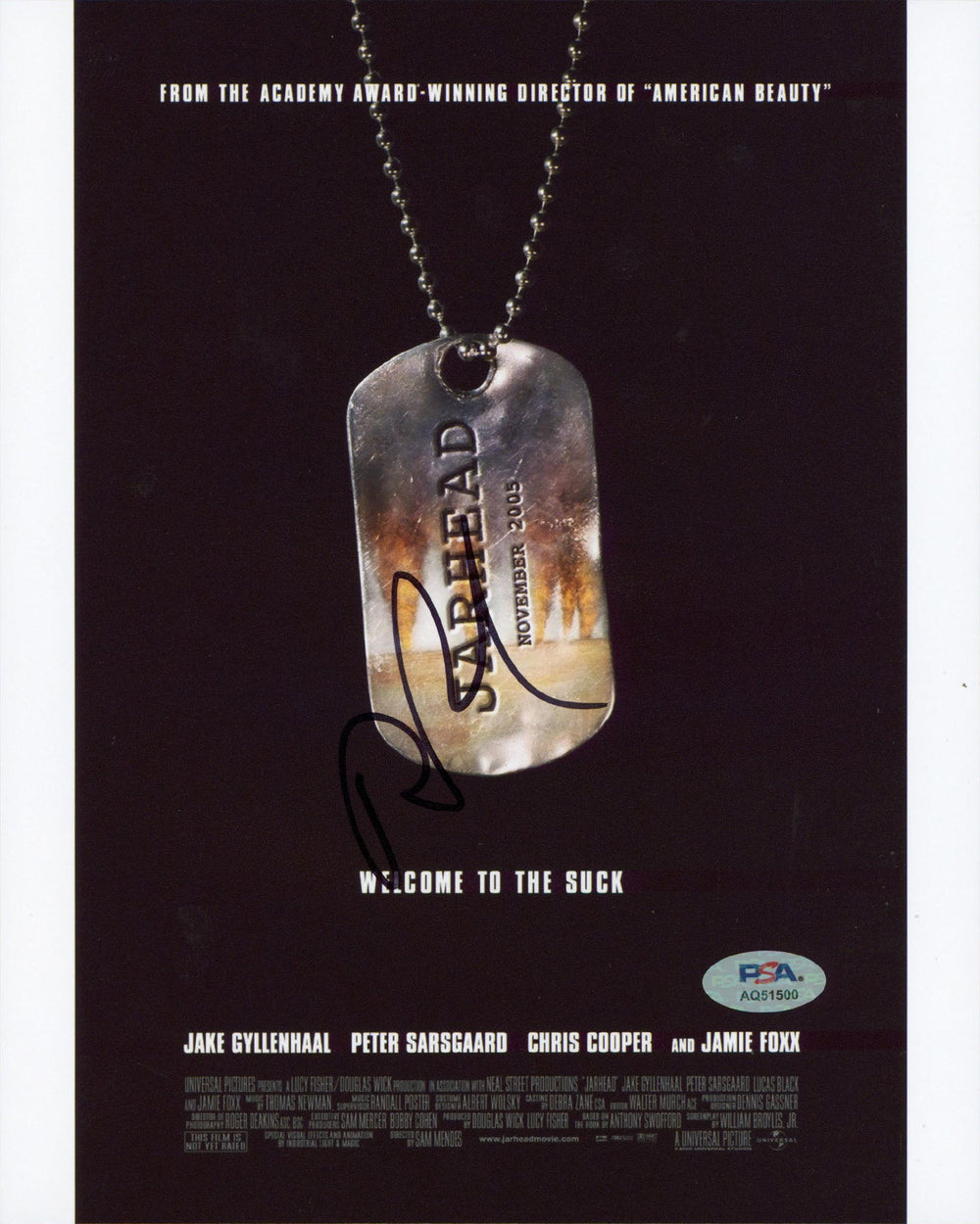Roger Deakins Jarhead Authentic Signed 8x10 Vertical Photo PSA/DNA #AQ51500