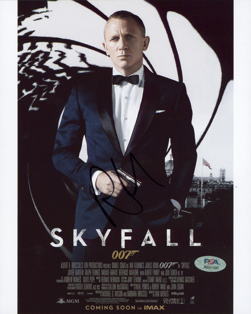 Roger Deakins Skyfall Authentic Signed 8x10 Vertical Photo PSA/DNA #AQ51497