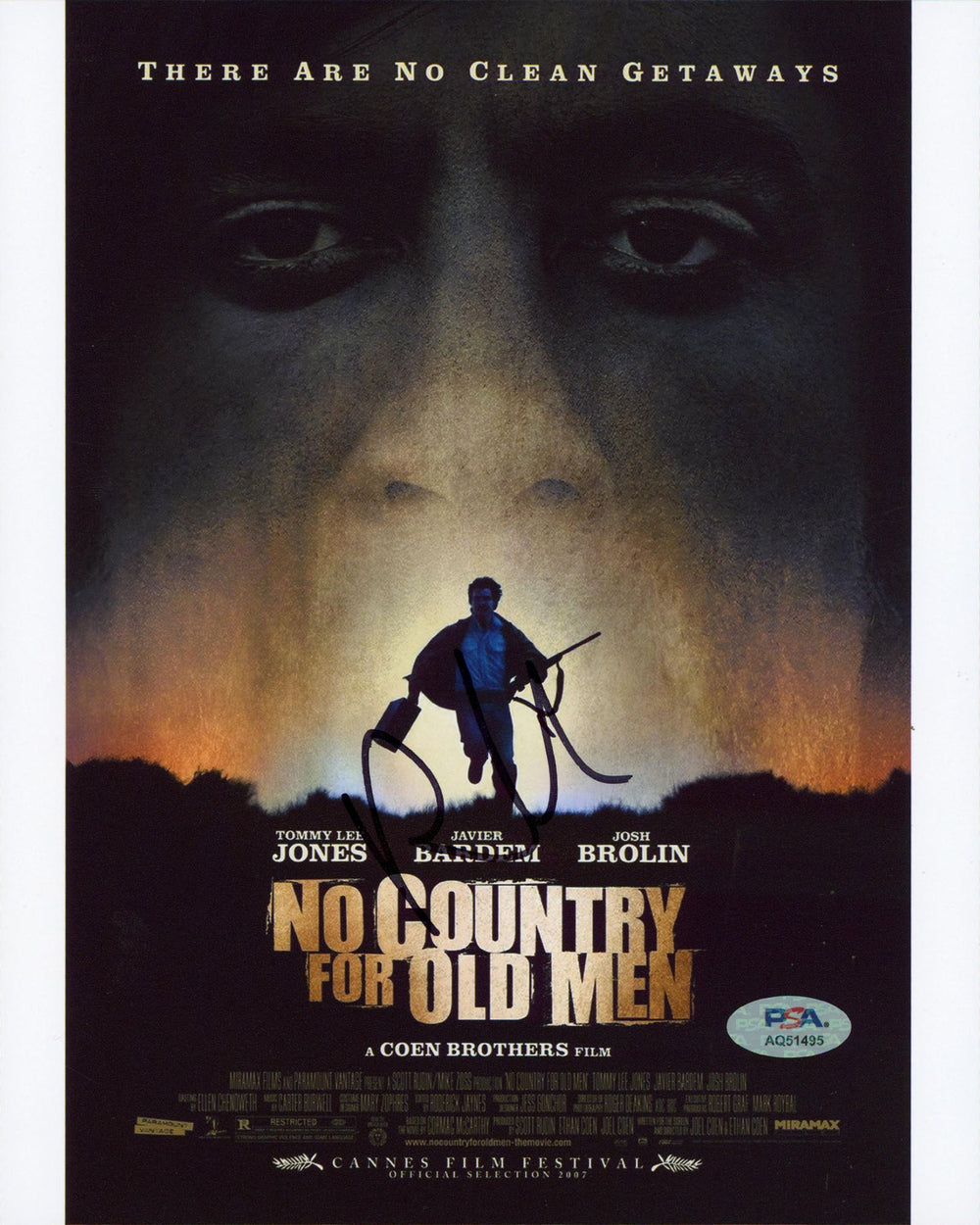 Roger Deakins No Country For Old Men Authentic Signed 8x10 Photo PSA/DNA AQ51495