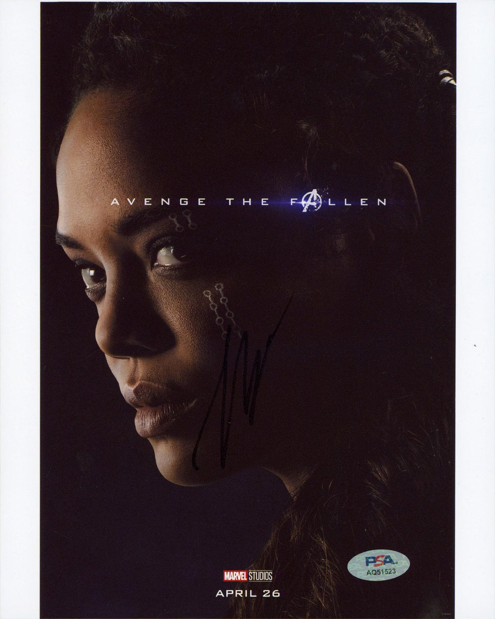 Tessa Thompson The Avengers Endgame Authentic Signed 8x10 Photo PSA/DNA #AQ51523
