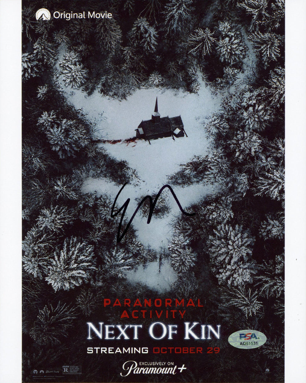Emily Bader Paranormal Activity Next of Kin Authentic Signed 8x10 Photo PSA/DNA
