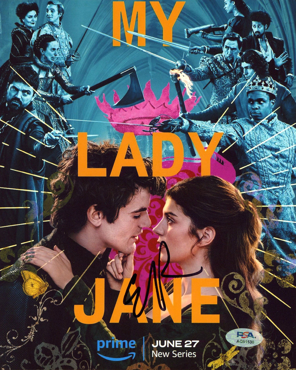 Emily Bader My Lady Jane Authentic Signed 8x10 Vertical Photo PSA/DNA #AQ51530