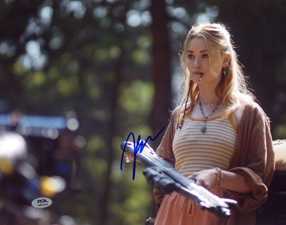 Virginia Gardner A Breed Apart Authentic Signed 11x14 Photo PSA/DNA #AQ51579