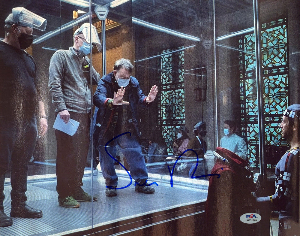 Sam Raimi Doctor Strange Authentic Signed 11x14 Horizontal Photo PSA #AQ51645