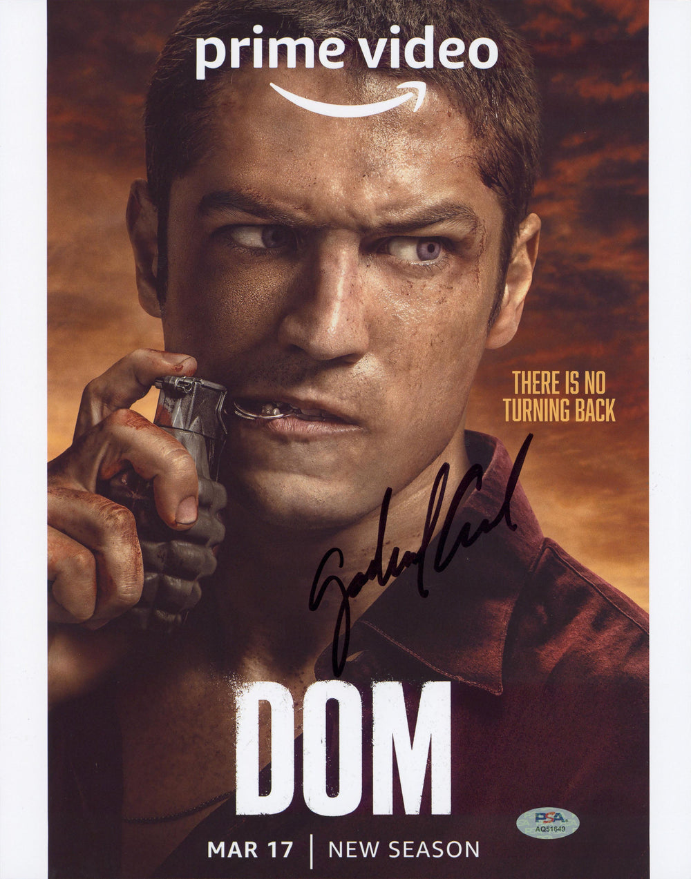 Gabriel Leone Dom Authentic Signed 11x14 Vertical Photo PSA/DNA #AQ51649