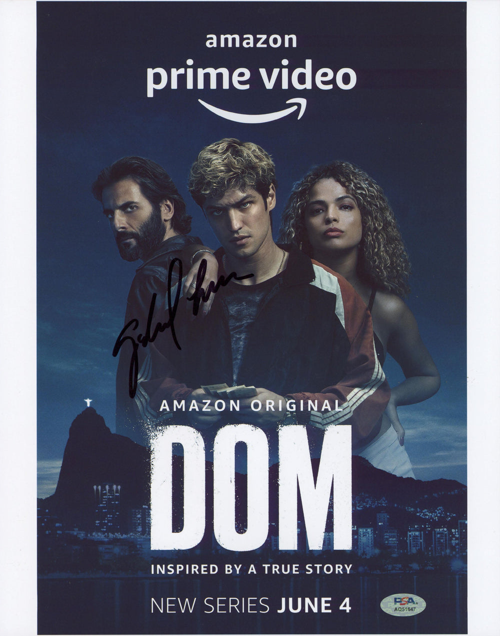 Gabriel Leone Dom Authentic Signed 11x14 Vertical Photo PSA/DNA #AQ51647
