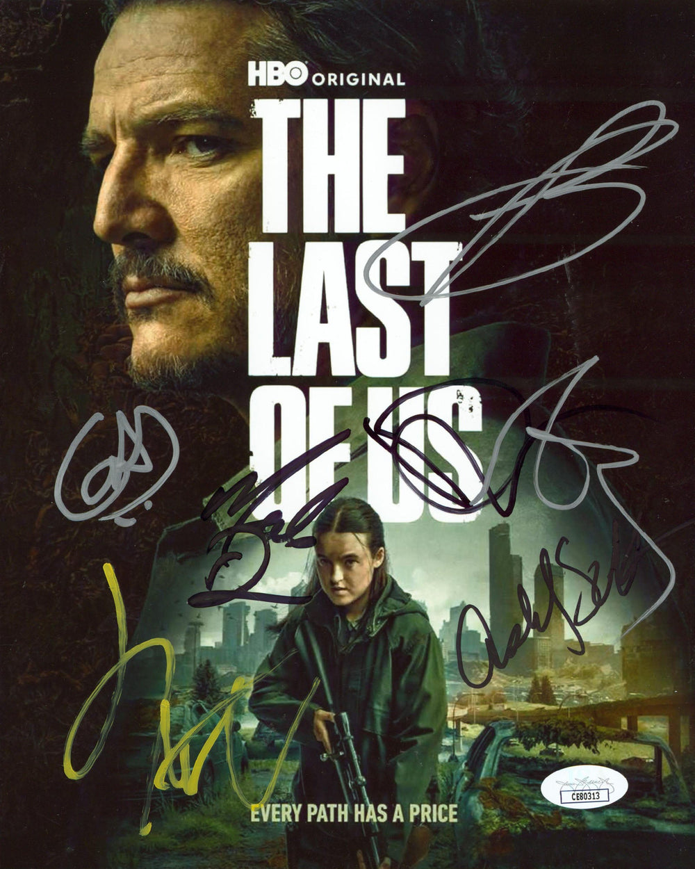 (6) Santaolalla, Baker, Mazino, +3 The Last Of Us Signed 8x10 Photo JSA #CE80313