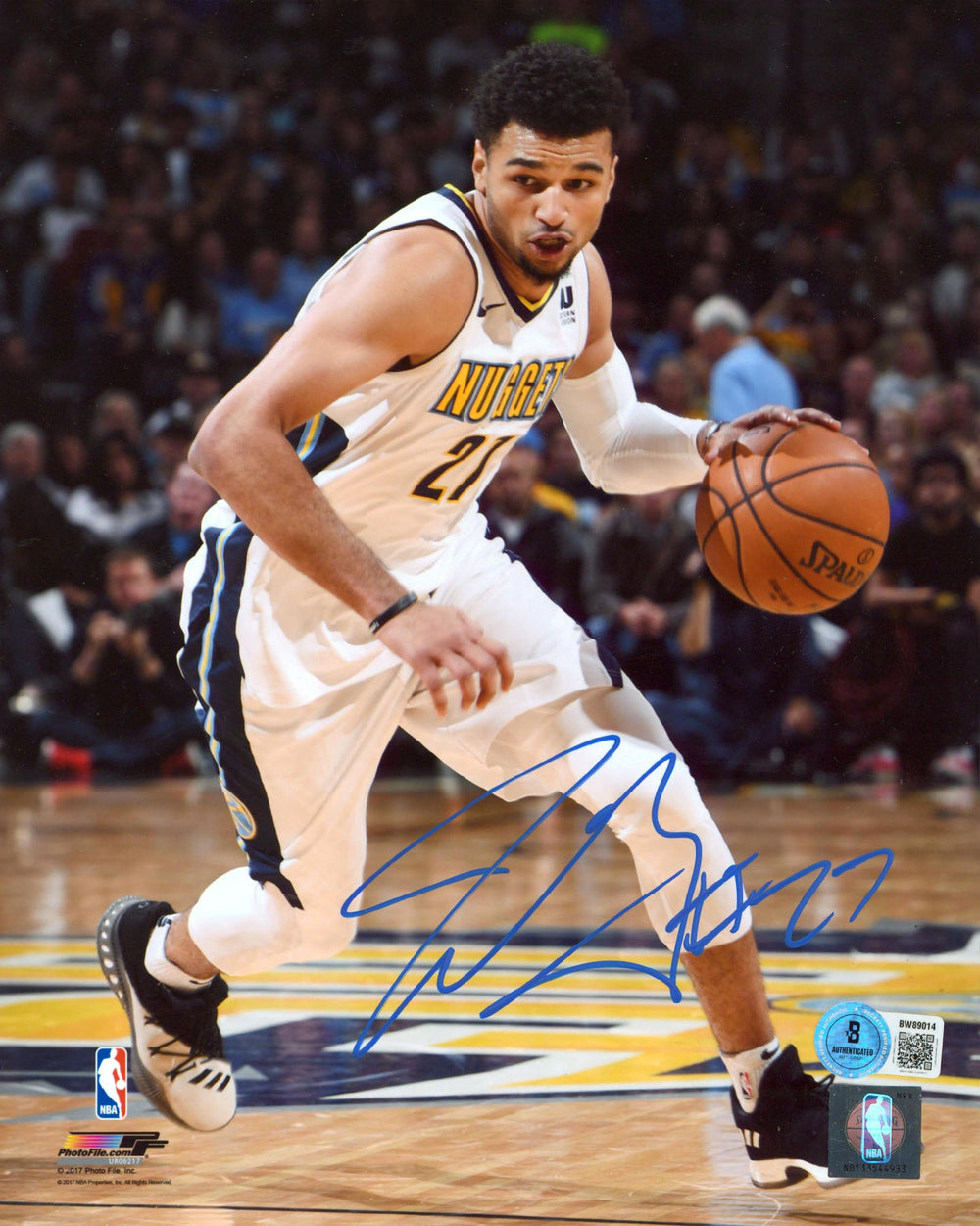 Nuggets Jamal Murray Authentic Signed 8x10 Vertical Photo BAS #BW89014