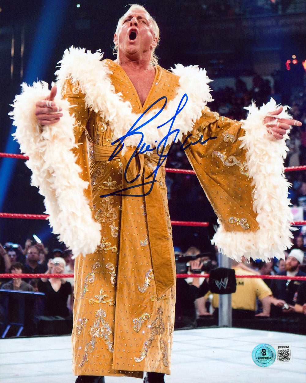 Ric Flair WWE Authentic Signed 8x10 Vertical Photo Autographed BAS