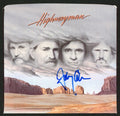 Johnny Cash The Highwaymen Authentic Signed 45 RPM Album Cover BAS #AE64488