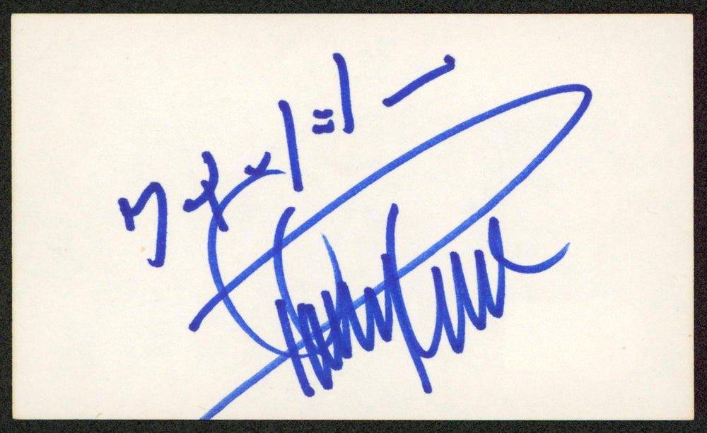 Quincy Jones The Color Purple Authentic Signed 3x5 Index Card BAS #BW70095