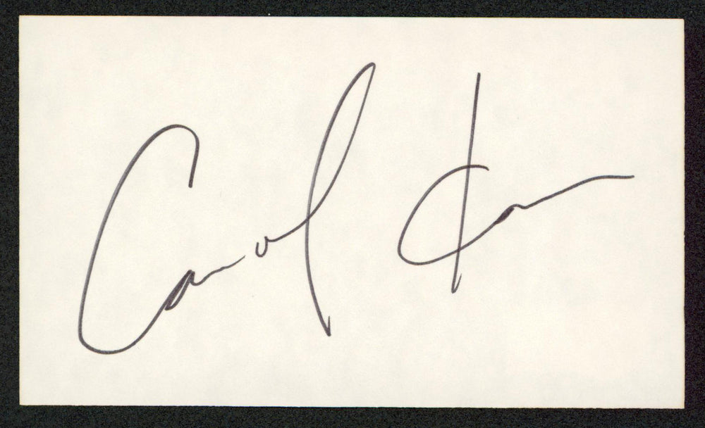 Carol Kane The Princess Bride Authentic Signed 3x5 Index Card BAS #BW35560