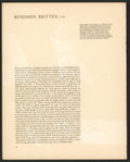 George Brague Authentic Signed 9.35x11.85 Book Page Photo PSA/DNA #AS00890