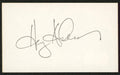 Harry Anderson Night Court Authentic Signed 3x5 Index Card Autographed BAS