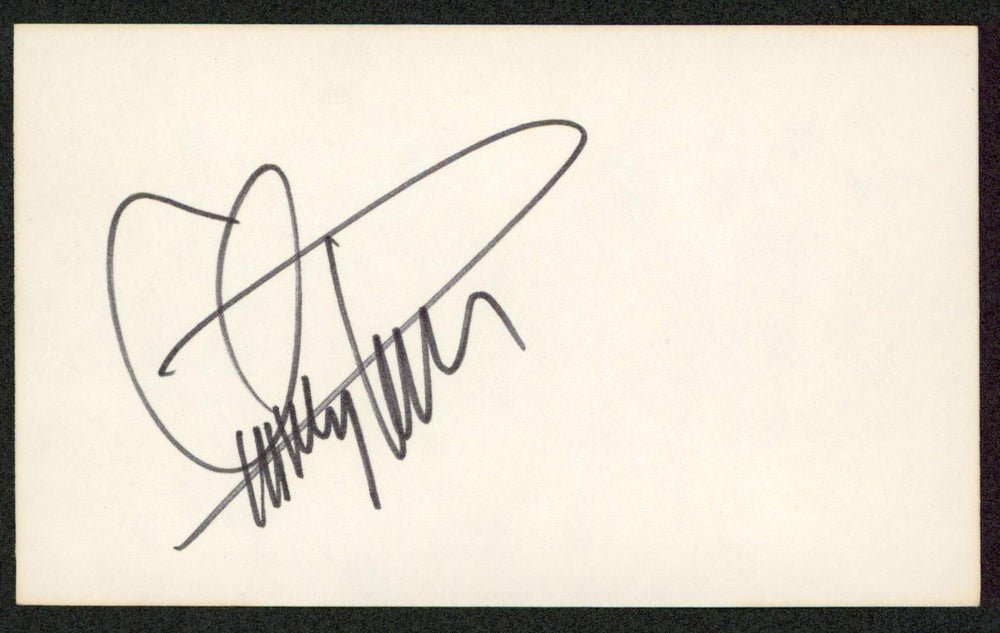 Quincy Jones The Color Purple Authentic Signed 3x5 Index Card Autographed BAS 2