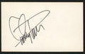 Quincy Jones The Color Purple Authentic Signed 3x5 Index Card Autographed BAS 2