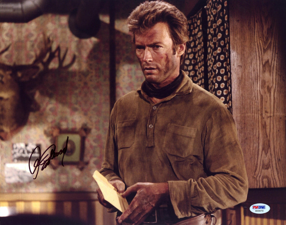 Clint Eastwood The Good, the Bad and the Ugly Signed 11x14 Photo PSA/DNA #X03473