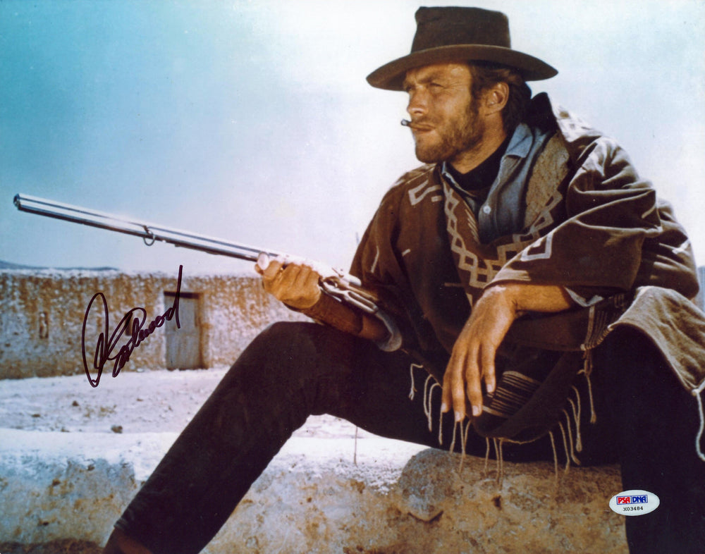Clint Eastwood The Good, the Bad and the Ugly Signed 11x14 Photo PSA/DNA #X03484