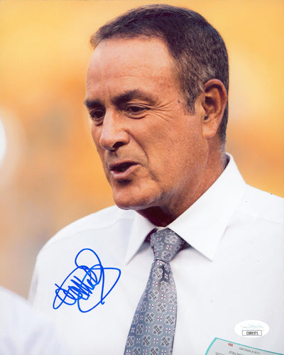 Al Michaels Sportscaster Authentic Signed 8x10 Vertical Photo JSA #CD80571