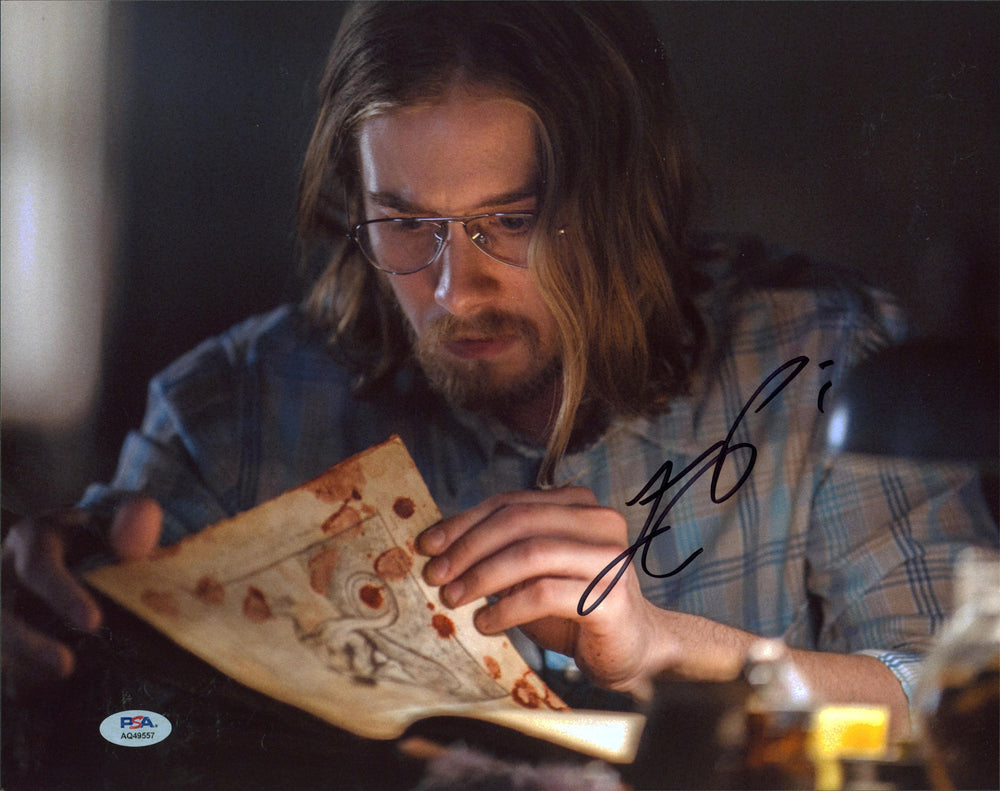Lou Taylor Pucci Evil Dead Authentic Signed 11x14 Photo PSA/DNA #AQ49557