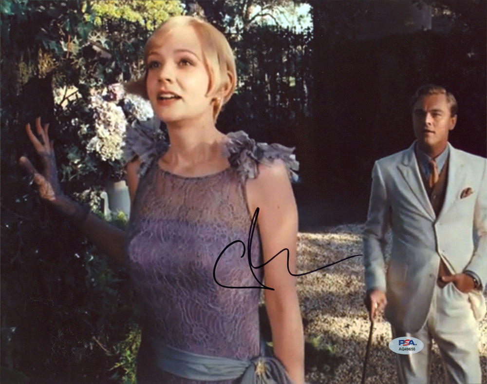 Carey Mulligan The Great Gatsby Authentic Signed 11x14 Photo PSA/DNA #AQ49650