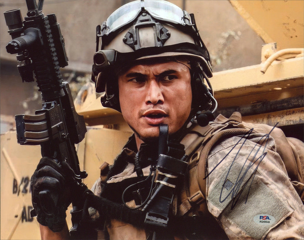 Charles Melton Warfare Authentic Signed 11x14 Horizontal Photo PSA/DNA #AQ49649