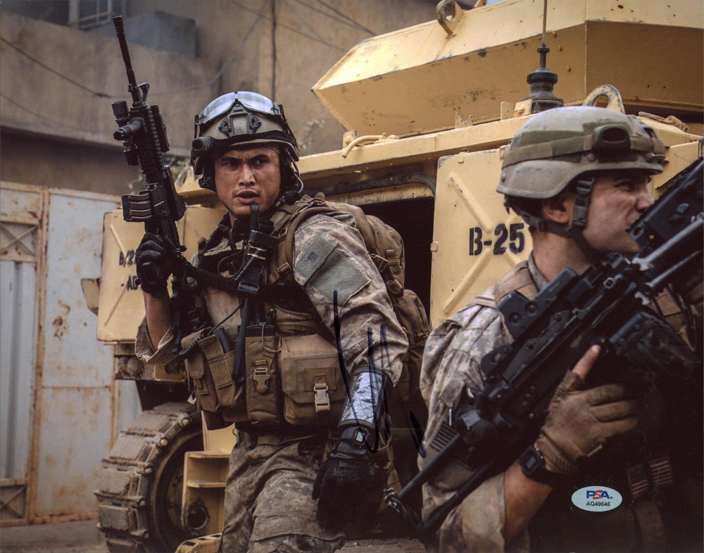 Charles Melton Warfare Authentic Signed 11x14 Horizontal Photo PSA/DNA #AQ49646