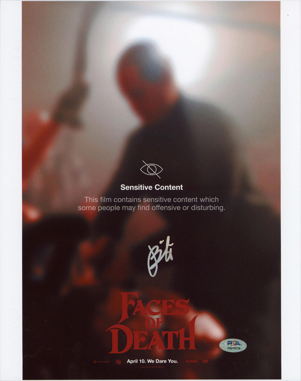 Barbie Ferreira Faces Of Death Authentic Signed 11x14 Photo PSA/DNA #AQ49636