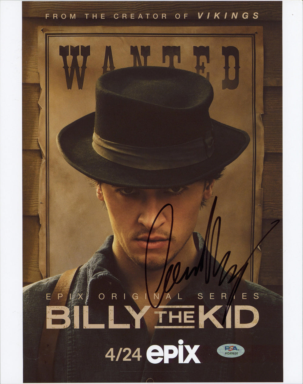 Tom Blyth Billy the Kid Authentic Signed 11x14 Vertical Photo PSA/DNA #AQ49630