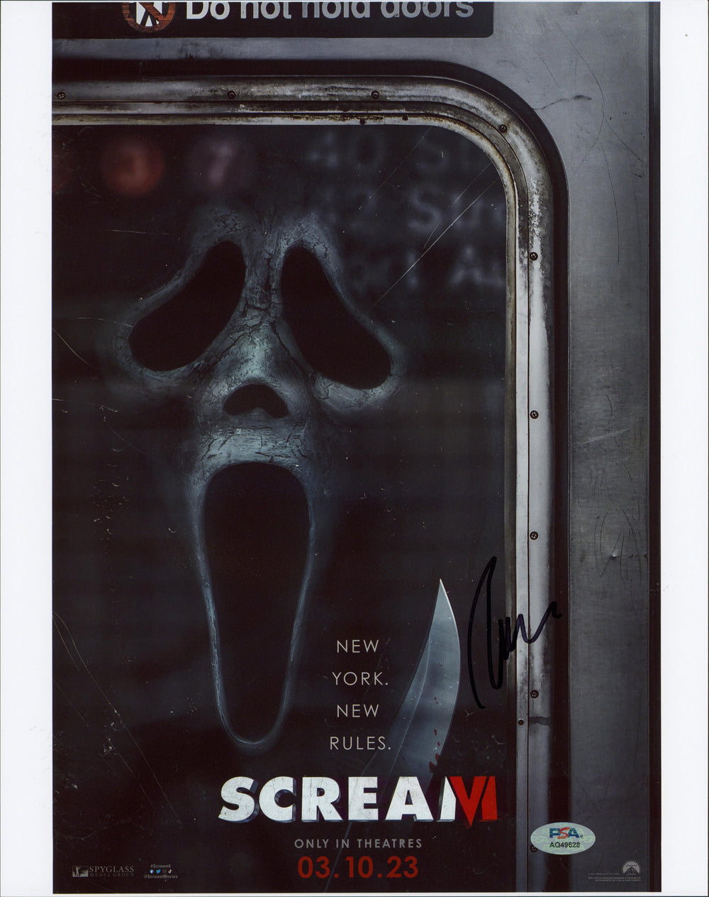 Matt Bettinelli-Olpin Scream VI Authentic Signed 11x14 Photo PSA/DNA #AQ49628