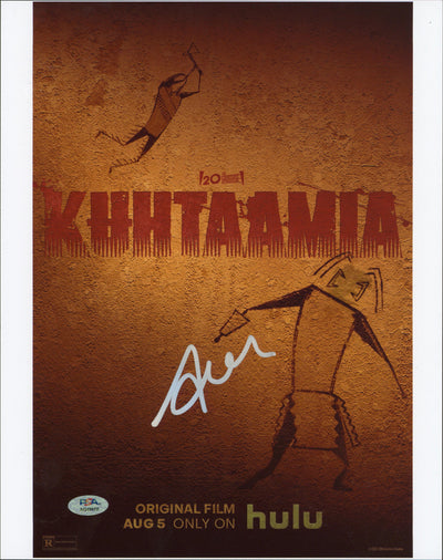 Amber Midthunder Prey Authentic Signed 11x14 Vertical Photo PSA/DNA #AQ49658
