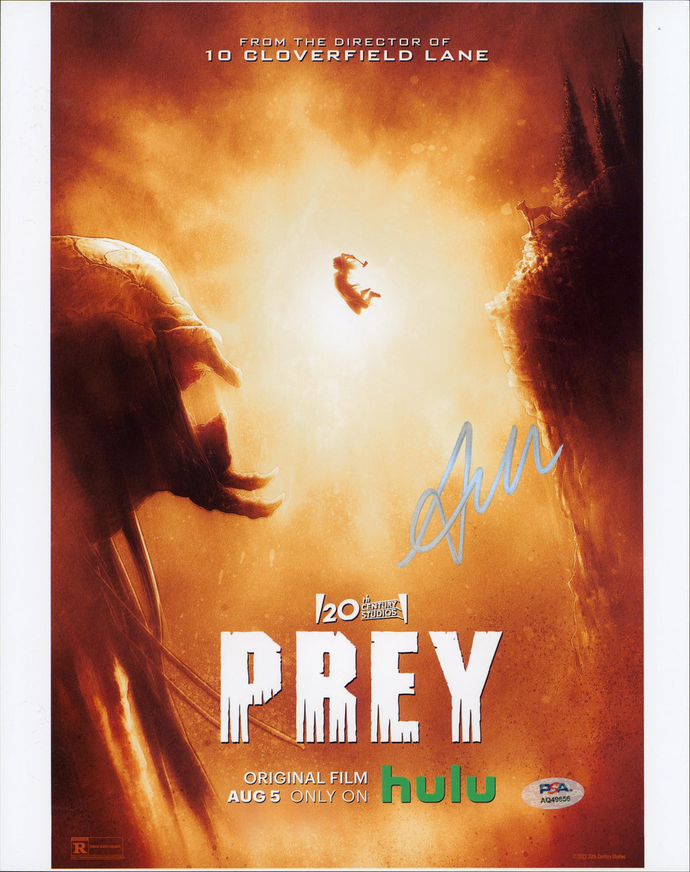 Amber Midthunder Prey Authentic Signed 11x14 Vertical Photo PSA/DNA #AQ49656
