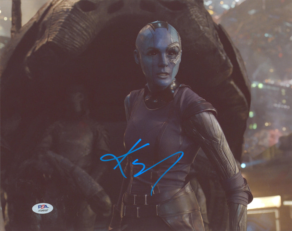 Karen Gillan Guardians of the Galaxy Signed 11x14 Photo PSA/DNA #AQ49597