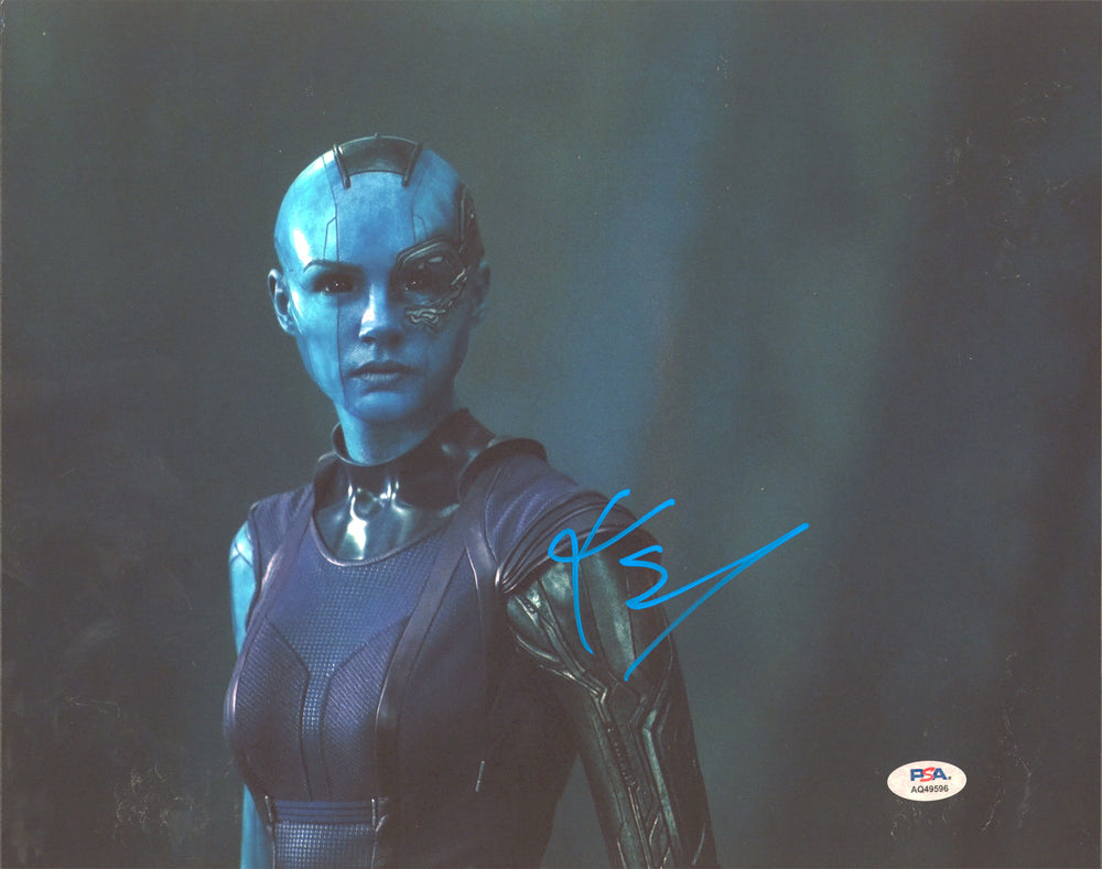 Karen Gillan Guardians of the Galaxy Signed 11x14 Photo PSA/DNA #AQ49596
