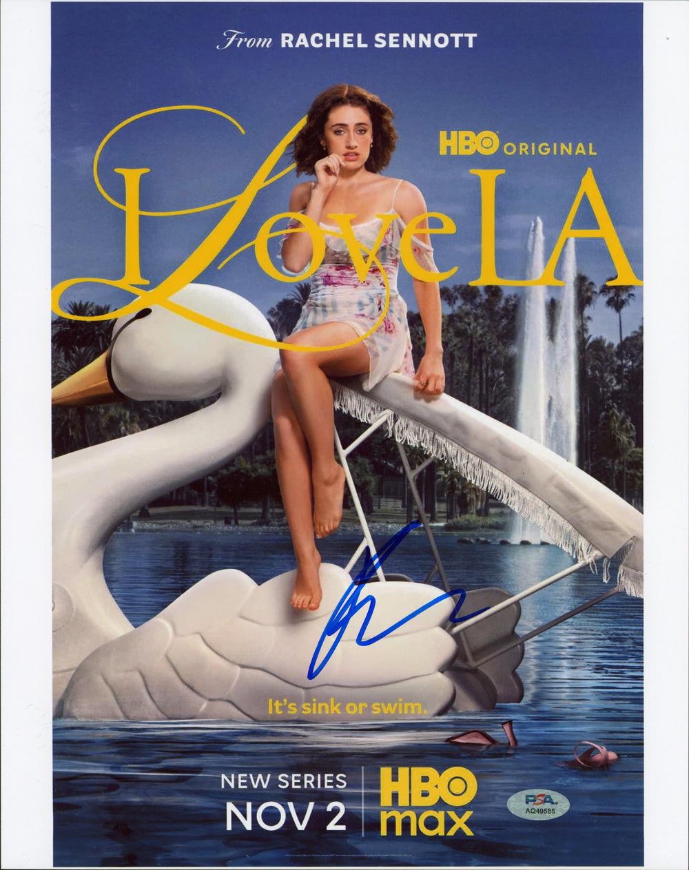 Rachel Sennott I Love LA Authentic Signed 11x14 Vertical Photo PSA/DNA #AQ4585