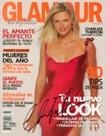 Charlize Theron Authentic Signed March Glamour Magazine Cover PSA/DNA #AQ49135