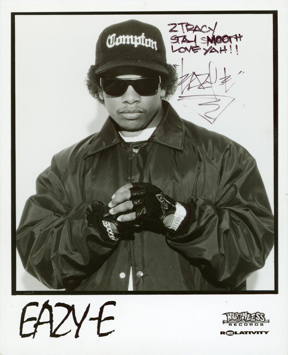 Eazy-E N.W.A Authentic Signed 8x10 Ruthless Records Promo Photo JSA #ZZ43641