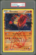 Mitsuhiro Arita Signed 2015 Pokemon XY Groudon HL BSP Card Auto 10! PSA Slab
