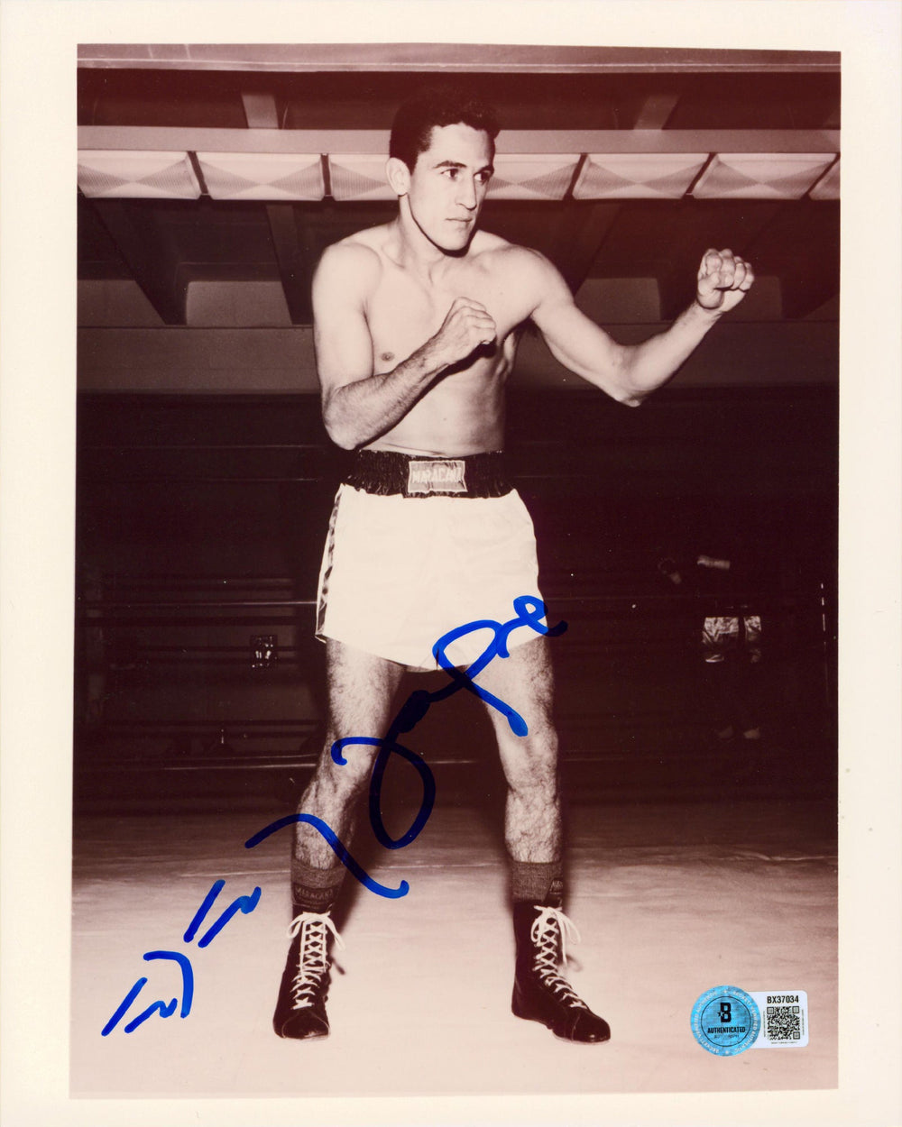 Eder Jofre Authentic Signed 8x10 Vertical Photo Autographed BAS #BX37034