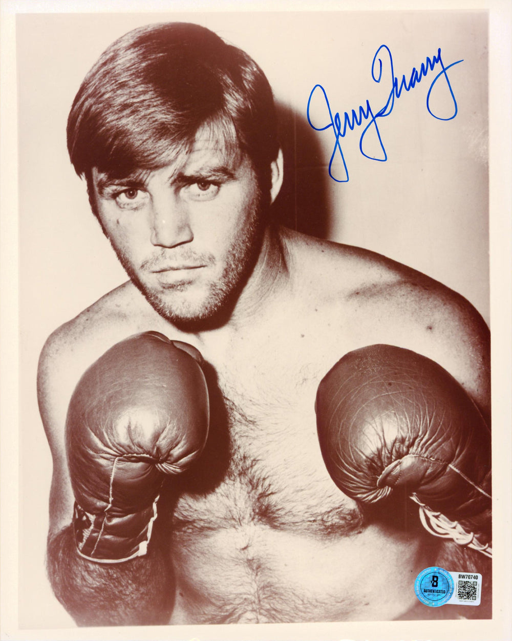 Jerry Quarry Authentic Signed 8x10 Vertical Photo Autographed BAS #BW70740
